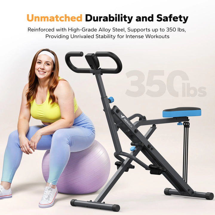 ✨MERACH 2-in-1 Squat & Rowing Machine | Foldable Home Gym