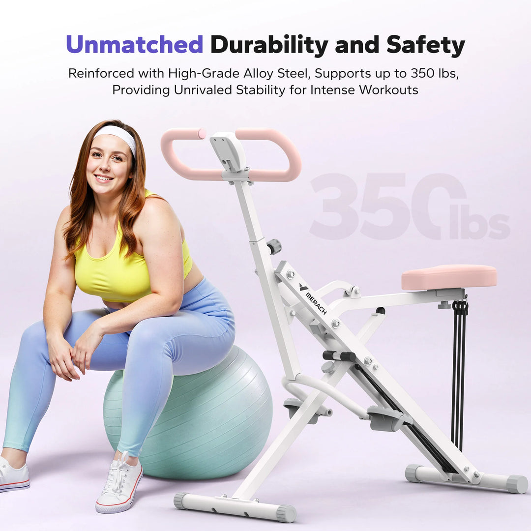 ✨MERACH 2-in-1 Squat & Rowing Machine | Foldable Home Gym