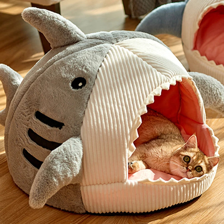 Sharky Baby Plush Cat Bed