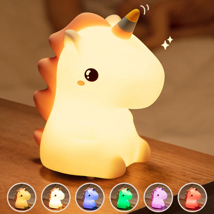 The LED Unicorn Nightlight will Enchant Any Childs Room – Touch, Pat & Remote-Control Options