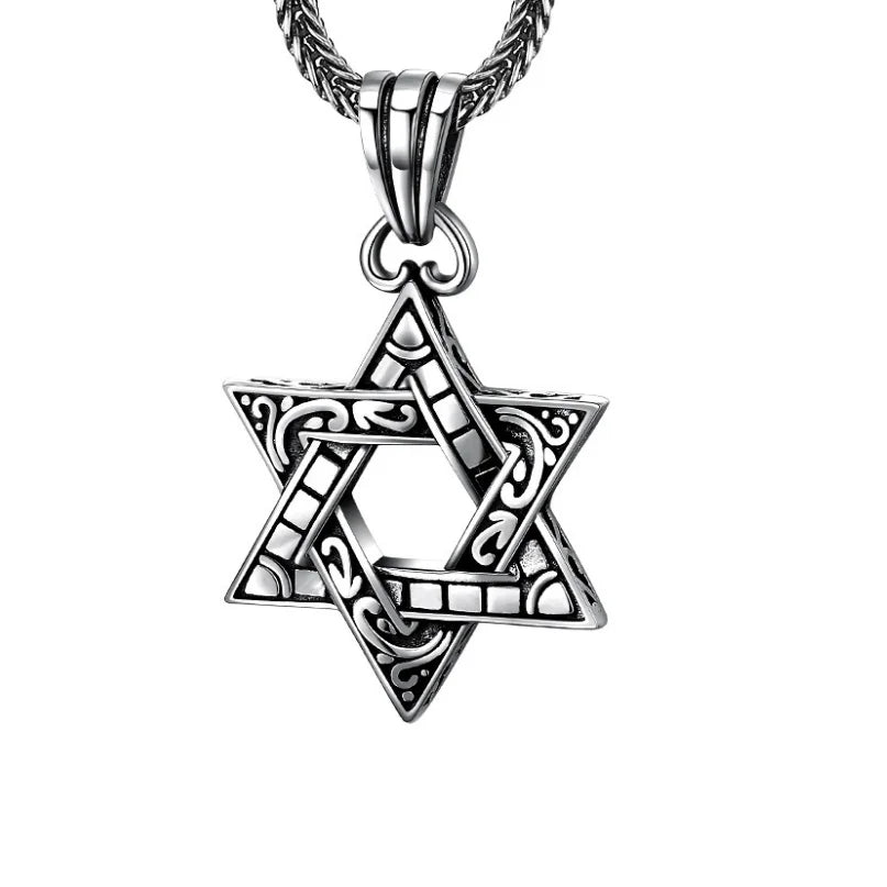 Sterling Silver "Star of David" Pendants for Men and Women