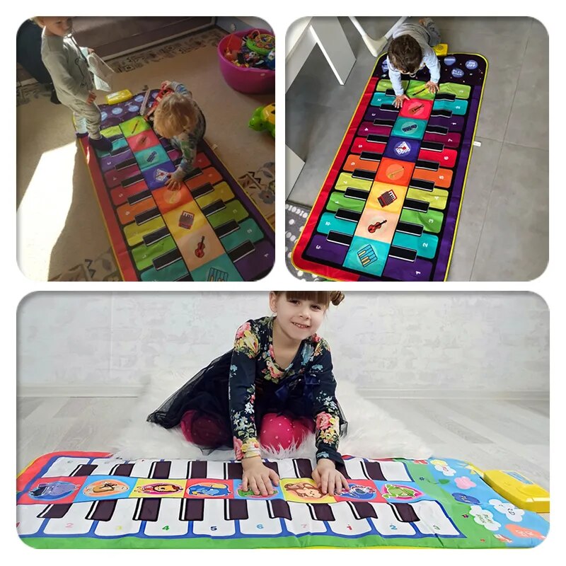 Musical Piano Keyboard Play Mat