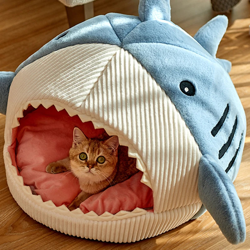 Sharky Baby Plush Cat Bed
