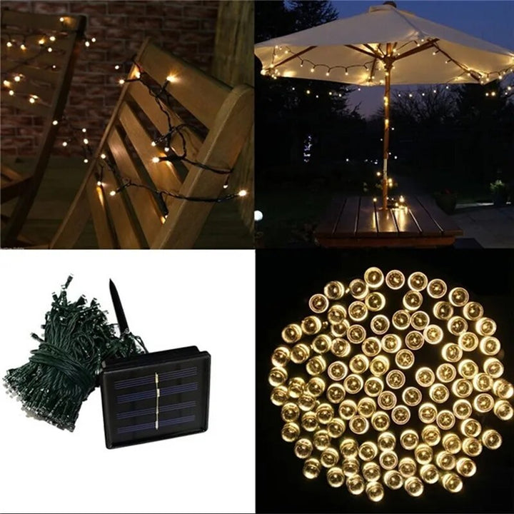 Waterproof LED Solar Fairy Light. 32m / 105 feet long, with 300 LED lights.