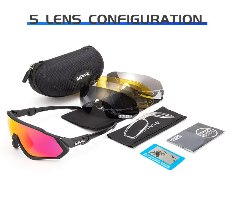 Polarized Sports Eye Protecting Sun Glasses for Men or Women.