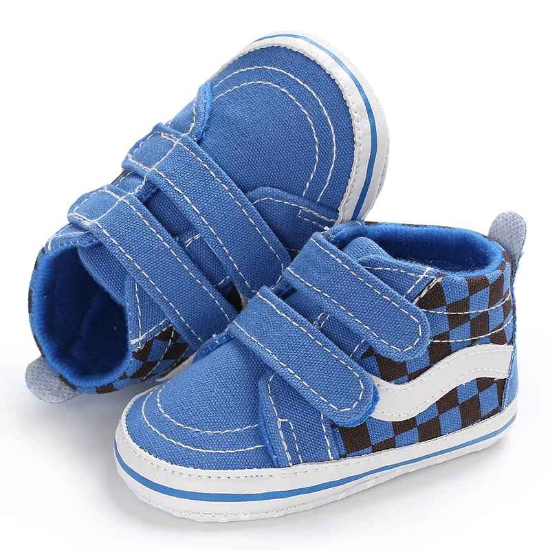 Classic Canvas Sneakers for Boys and Girls Great First Walking Shoes (0-18M)