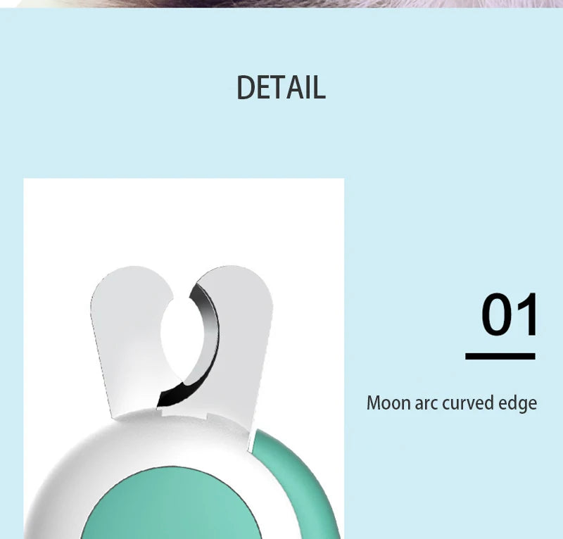 Safe Pet Nail Clippers - Comes with a LED Light to Safely Clip Your Cat or Small Dogs Nails