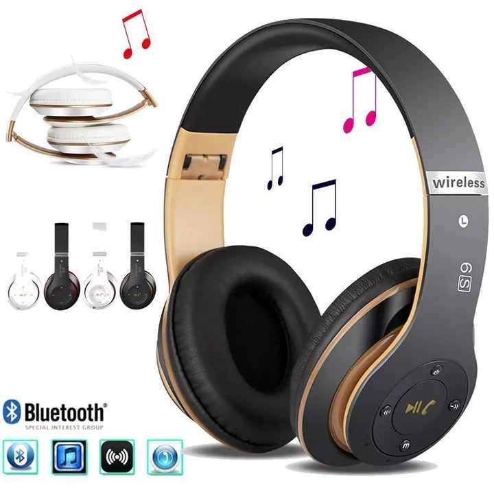 Noise Canceling, Wireless, Bluetooth, Foldable Headphones