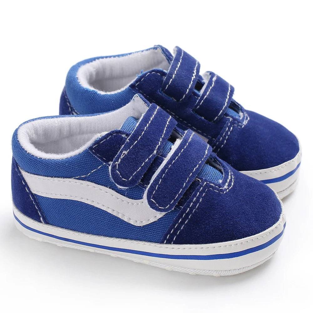 Classic Canvas Sneakers for Boys and Girls Great First Walking Shoes (0-18M)