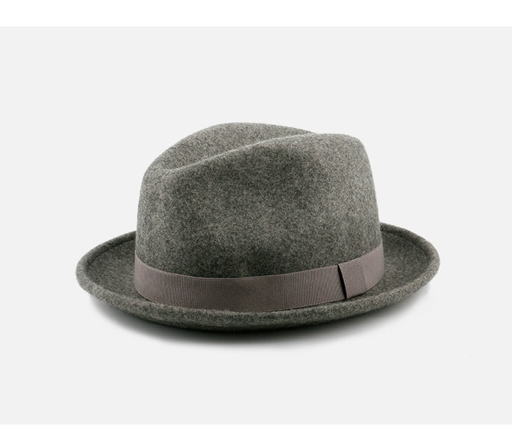 Fez Vintage Large Hemming Wool Men's Hat