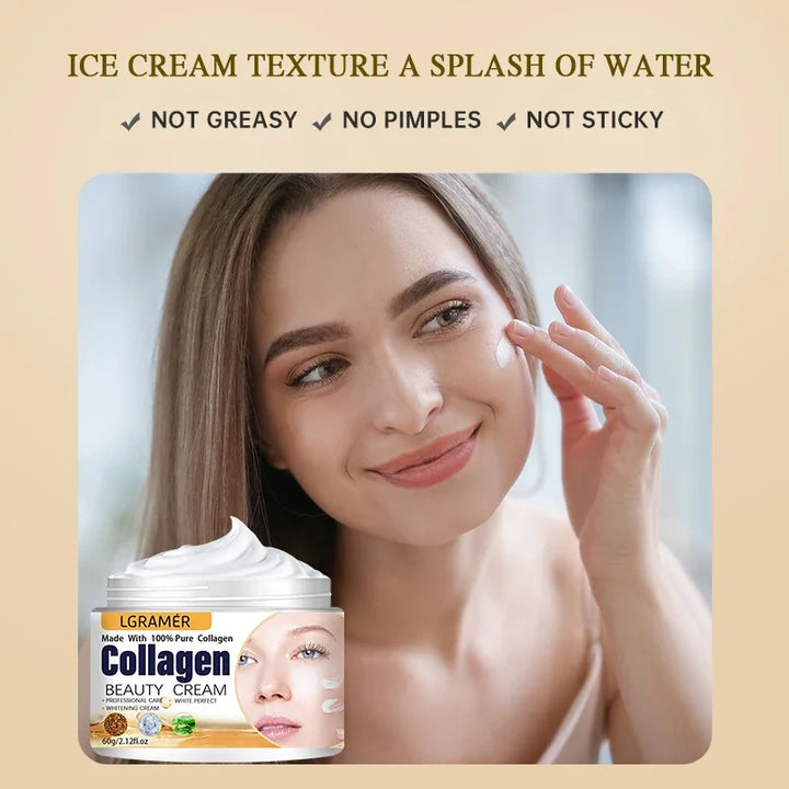 ✨ LGRAMER Snail Whitening & Anti-Aging Face Cream (60g)