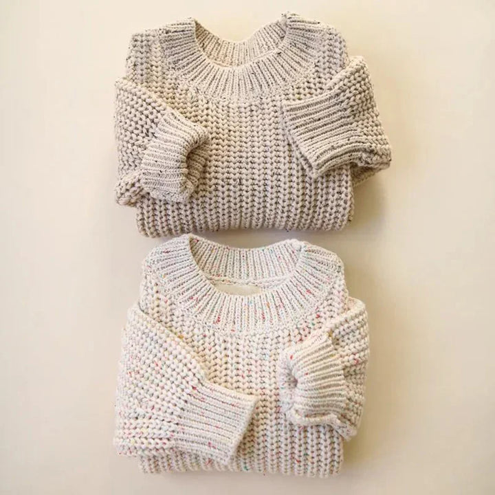 Loose Knitted Pullover Sweater - Boys/Girls - 6M to 5T