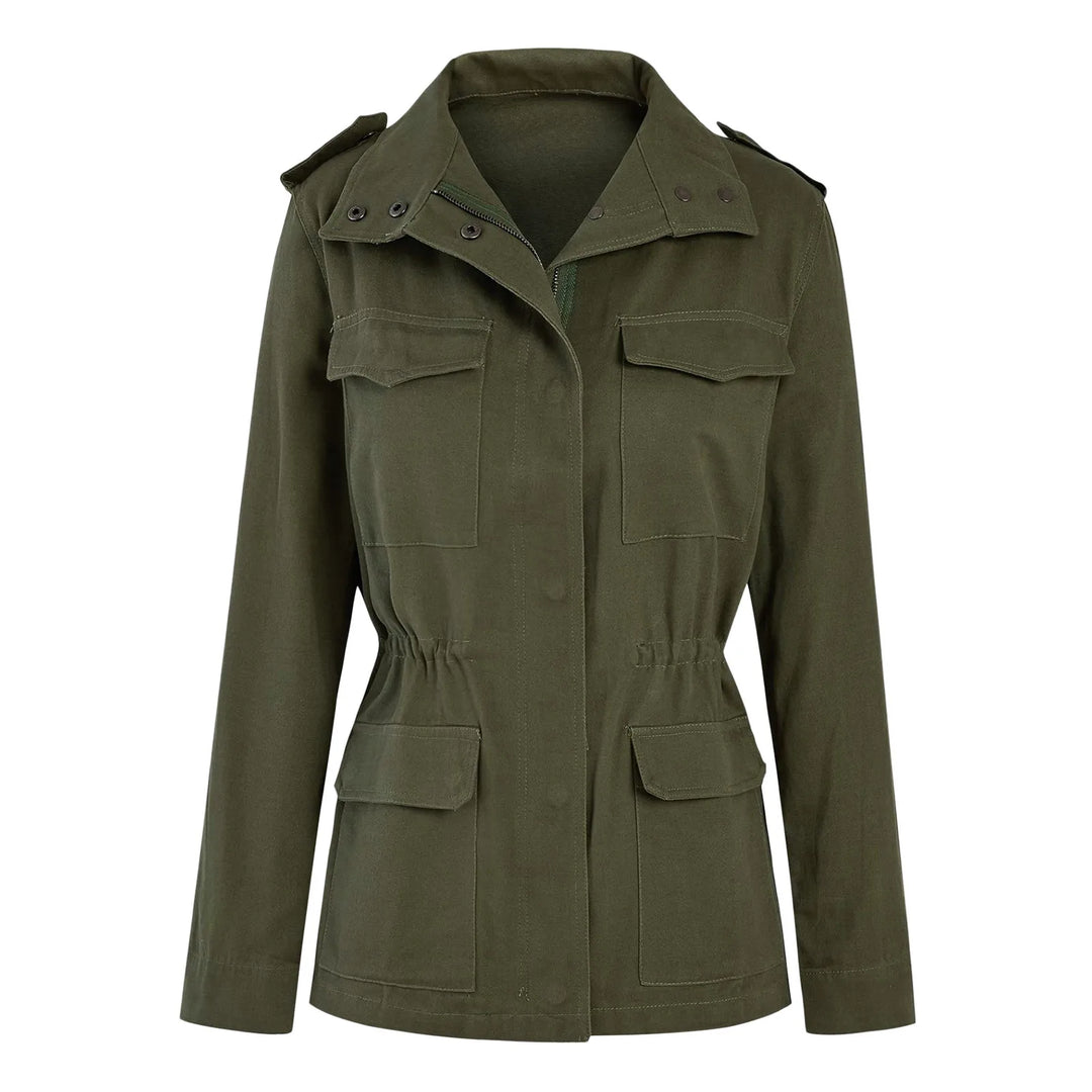 Women's Retro Multi-Pocket Cargo Jacket – The Perfect Blend of Style & Function!