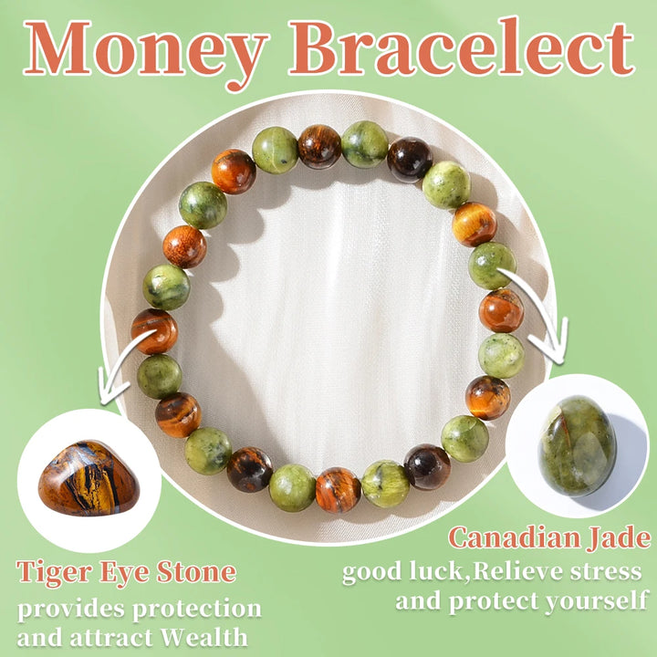 Prosperity and Abundance Healing Bracelet - Relaxation, success enhancement bracelet, personal strength and health