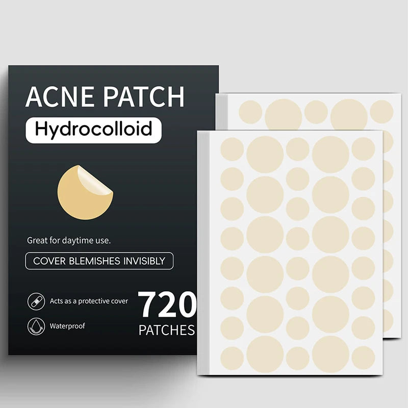 "720 Invisible Acne Pimple Patches for Clearer, Healthier Skin – Fast Repair & Easy Use"