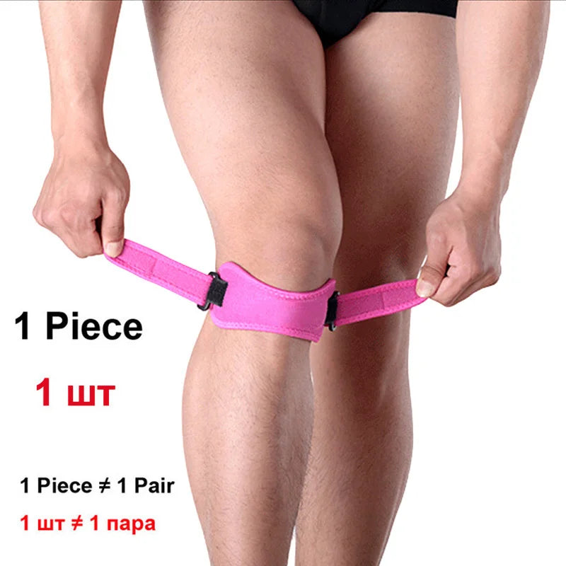 1 PCS Knee Pain Relief Strap - Adjustable Patella Tendon Support Band for Men Women, Tendonitis - Stabilizing Brace for Running