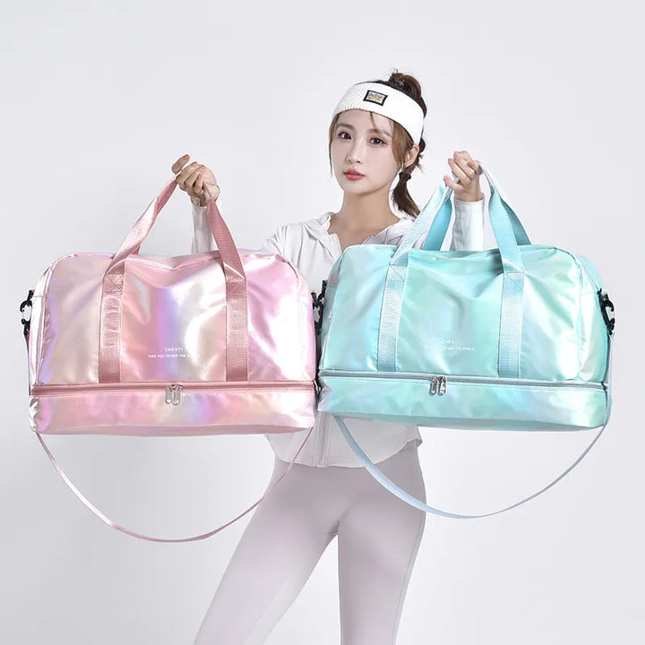 Women's Large Travel Sports Gym Tote Bag
