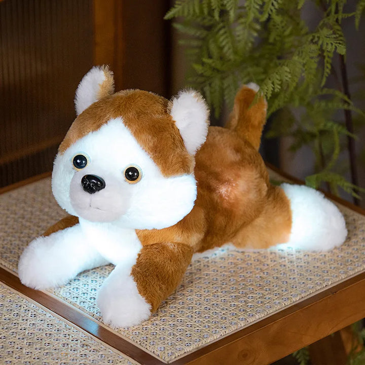 Glow-In-The-Dark Wolf Puppy Plush – The Ultimate Night Light Companion for Kids!"