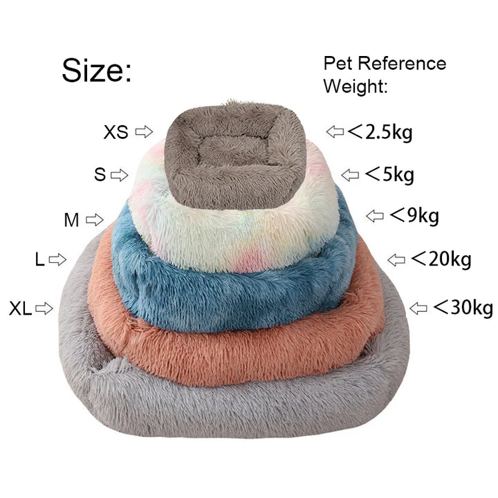 "Cozy Rectangle Plush Dog Bed – Warm Winter Mat for Dogs & Cats of All Sizes"