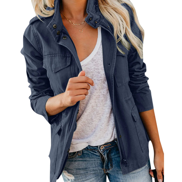 Women's Retro Multi-Pocket Cargo Jacket – The Perfect Blend of Style & Function!