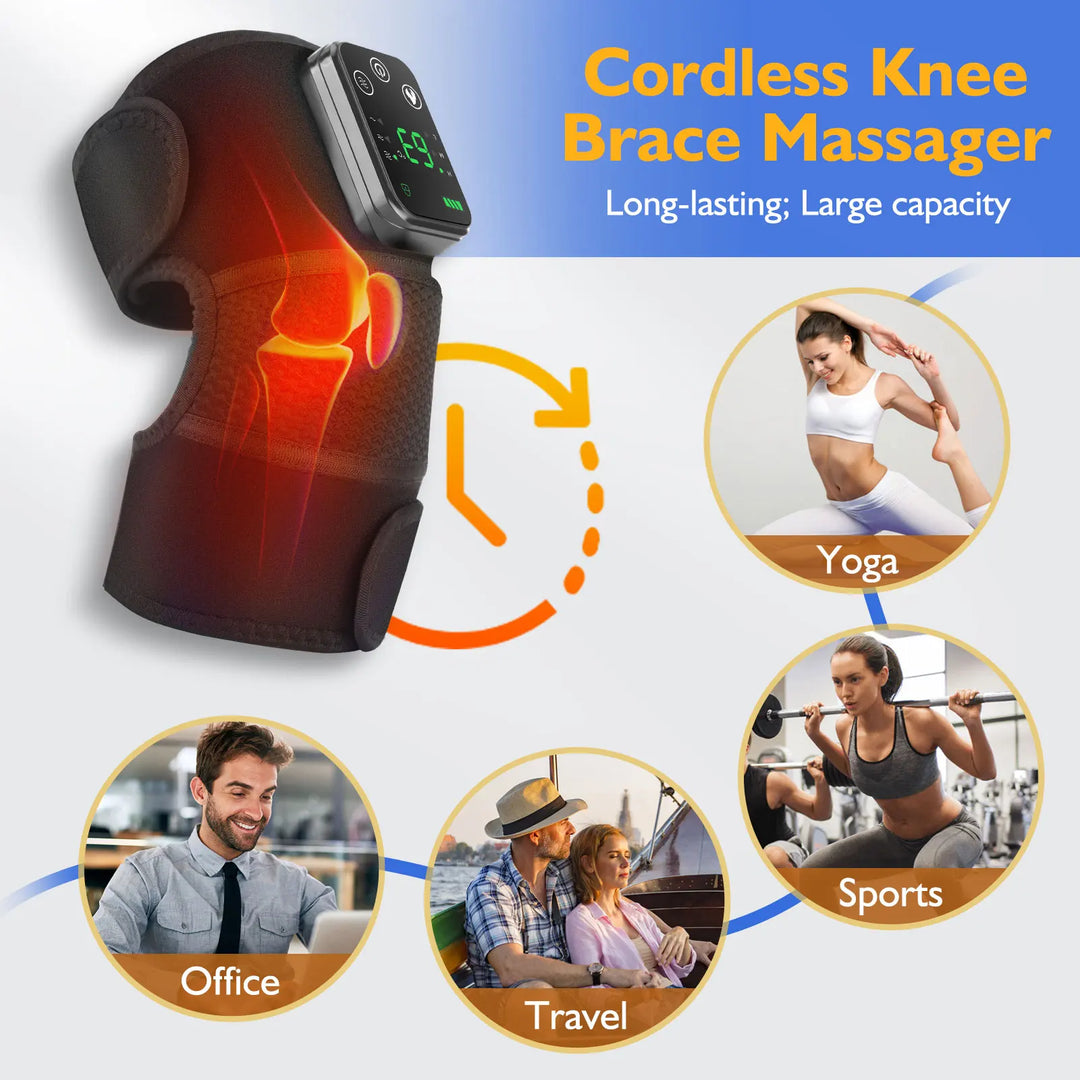 “Say Goodbye to Knee Discomfort: Therapeutic Massager for Joint and Muscle Pain”