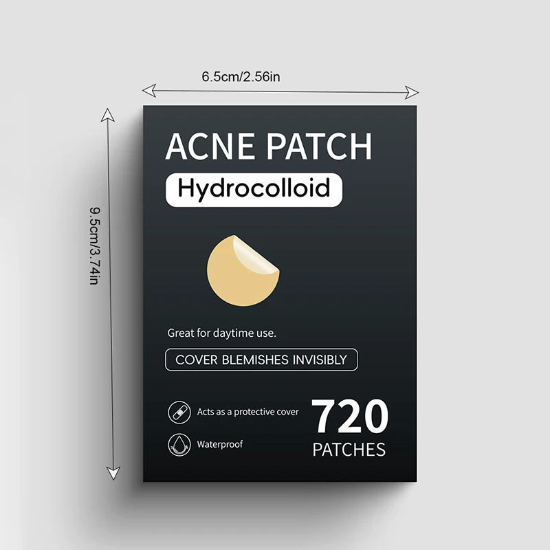 "720 Invisible Acne Pimple Patches for Clearer, Healthier Skin – Fast Repair & Easy Use"