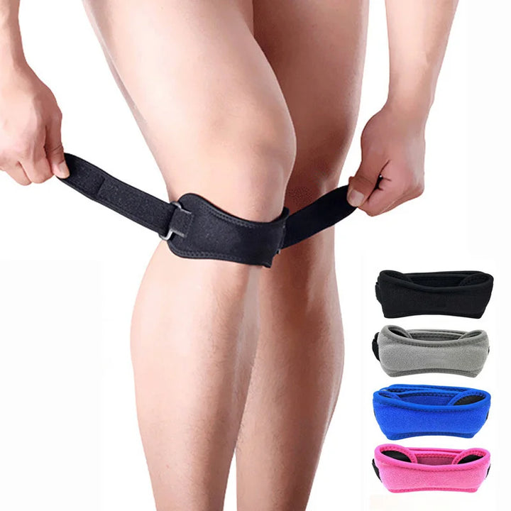 1 PCS Knee Pain Relief Strap - Adjustable Patella Tendon Support Band for Men Women, Tendonitis - Stabilizing Brace for Running