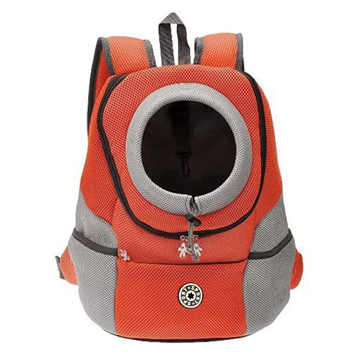 Double Shoulder Portable Outdoor Pet Backpack for Dogs -Travel - Breathable Dog Bag Carrier