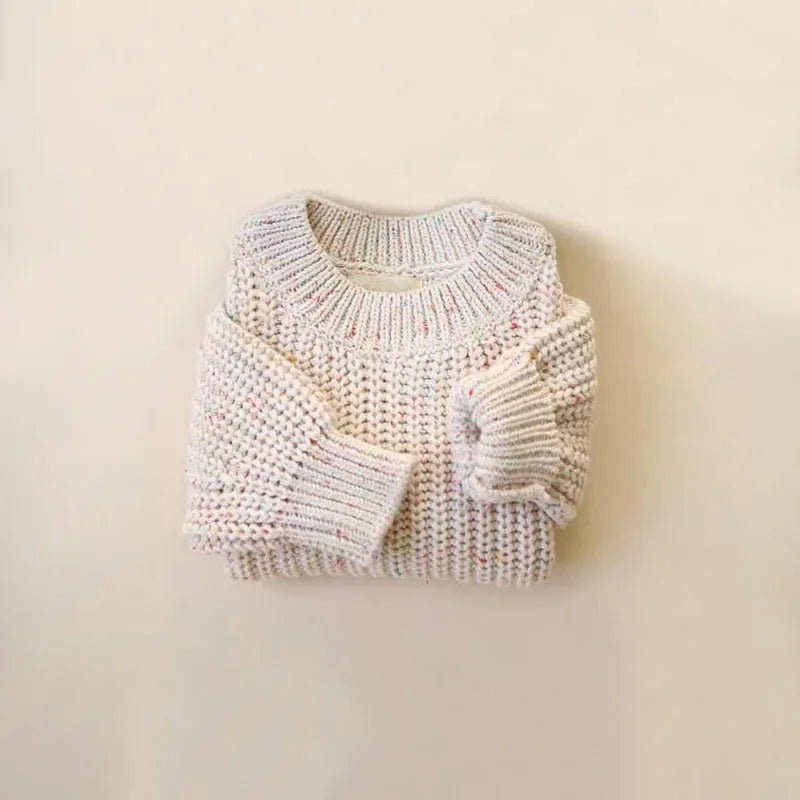 Loose Knitted Pullover Sweater - Boys/Girls - 6M to 5T