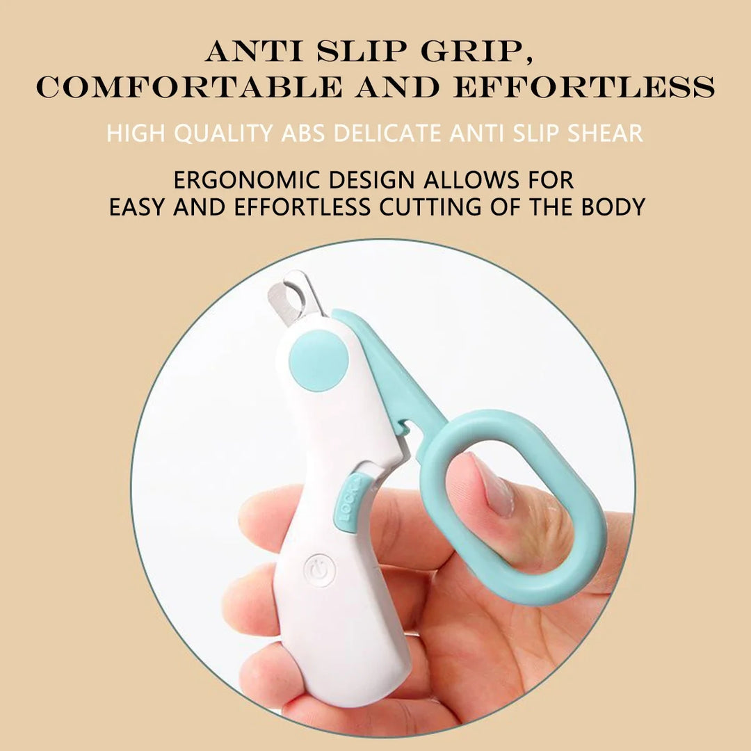 Professional LED Light Nail Clipper for Cats & Dogs with Safety Lock