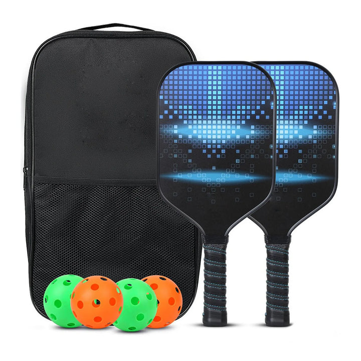 USAPA Approved Pickleball Paddles Rackets Sets w/Balls Honeycomb Core (Indoor-Outdoor)