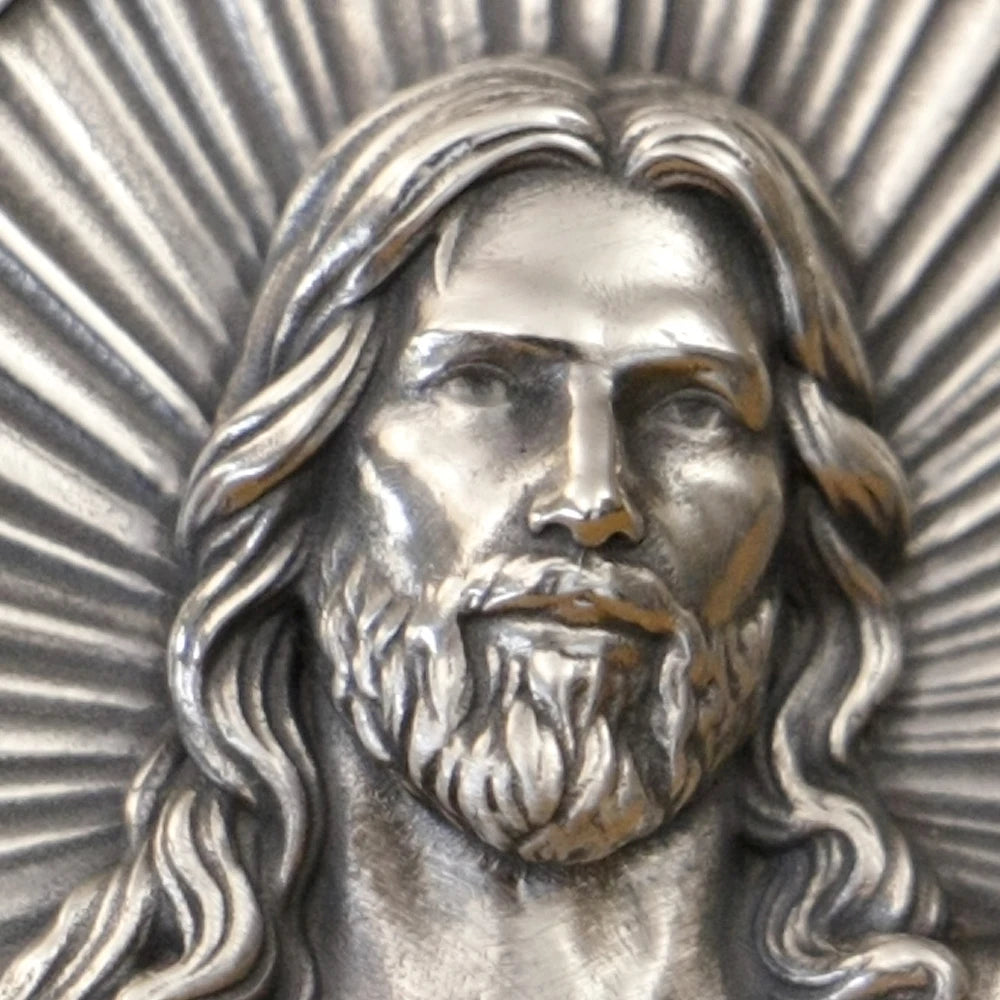 Realistic Jesus Christ Pendant Charm - 925 Sterling Silver (with or Without Chain)