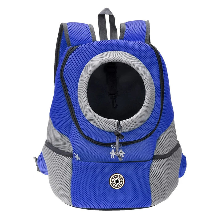 Double Shoulder Portable Outdoor Pet Backpack for Dogs -Travel - Breathable Dog Bag Carrier