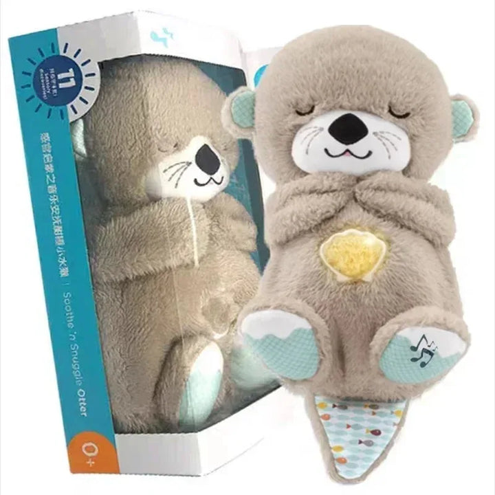 Otterly Soothing Breathing Plush Toy That Comforts and Calms Your Baby