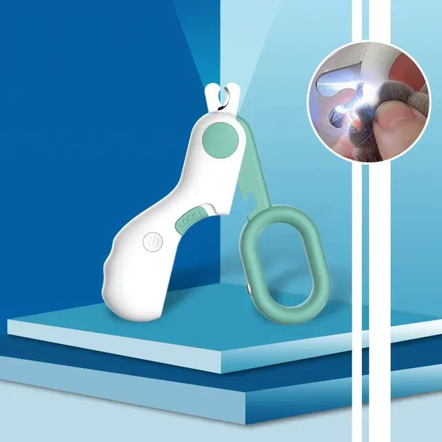 Safe Pet Nail Clippers - Comes with a LED Light to Safely Clip Your Cat or Small Dogs Nails