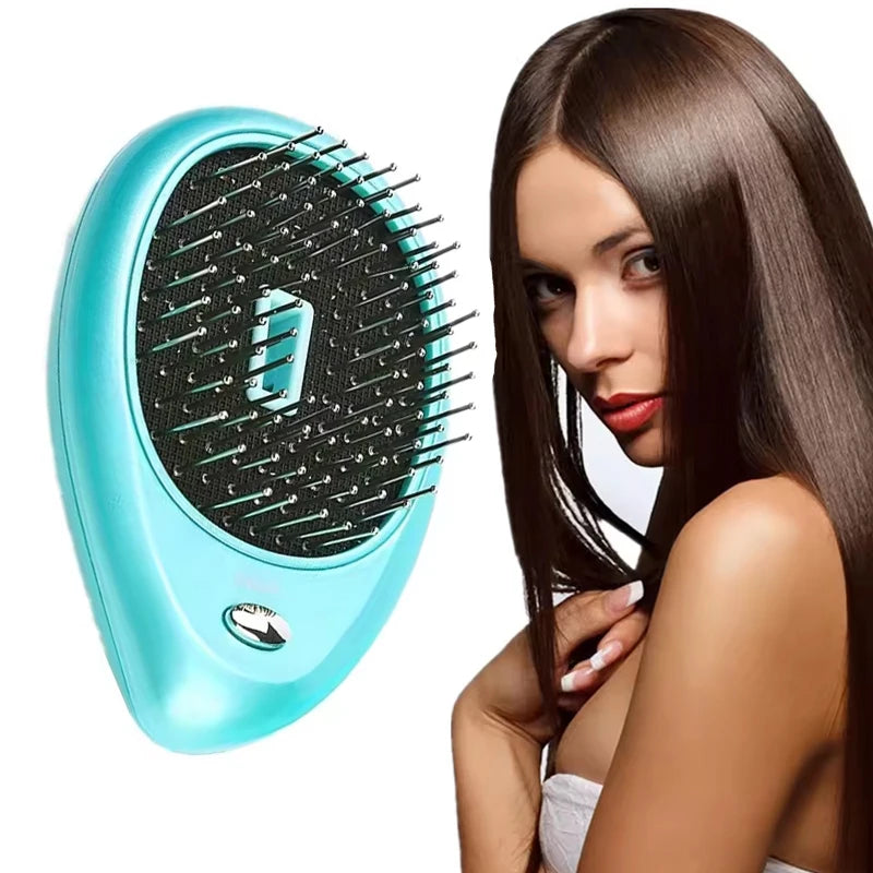 Hot Selling Negative Ion Massage Comb Portable Negative Ion Massage Scalp Hair Brush To Relax The Scalp