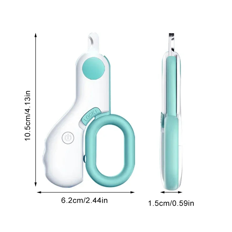 Safe Pet Nail Clippers - Comes with a LED Light to Safely Clip Your Cat or Small Dogs Nails