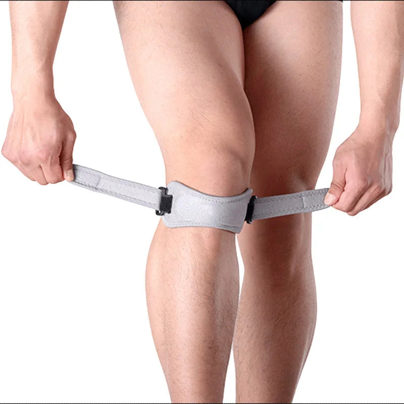 1 PCS Knee Pain Relief Strap - Adjustable Patella Tendon Support Band for Men Women, Tendonitis - Stabilizing Brace for Running