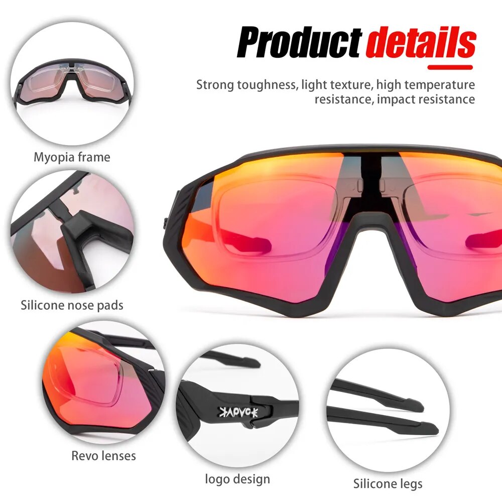 Polarized Sports Eye Protecting Sun Glasses for Men or Women.