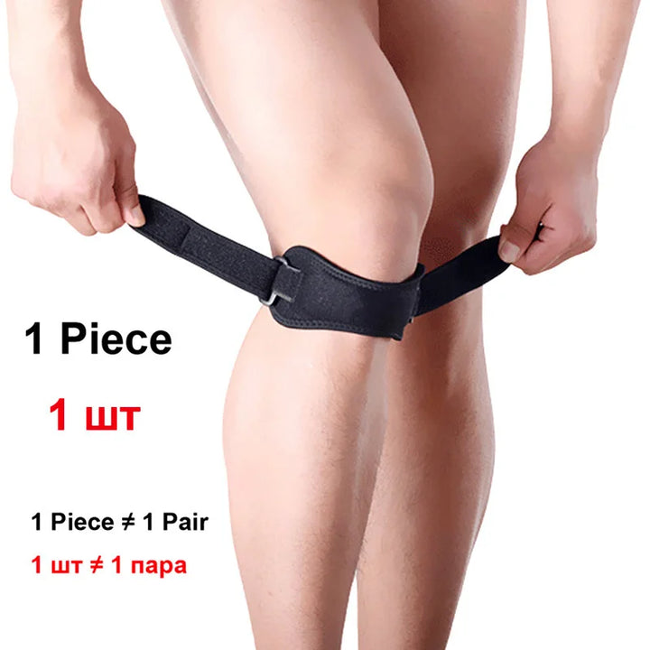 1 PCS Knee Pain Relief Strap - Adjustable Patella Tendon Support Band for Men Women, Tendonitis - Stabilizing Brace for Running
