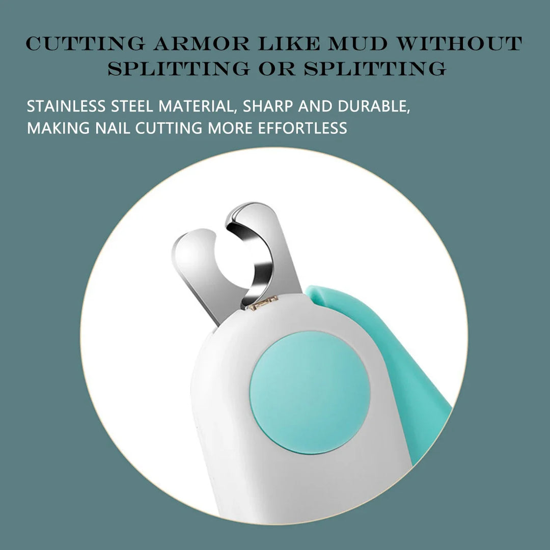 Professional LED Light Nail Clipper for Cats & Dogs with Safety Lock