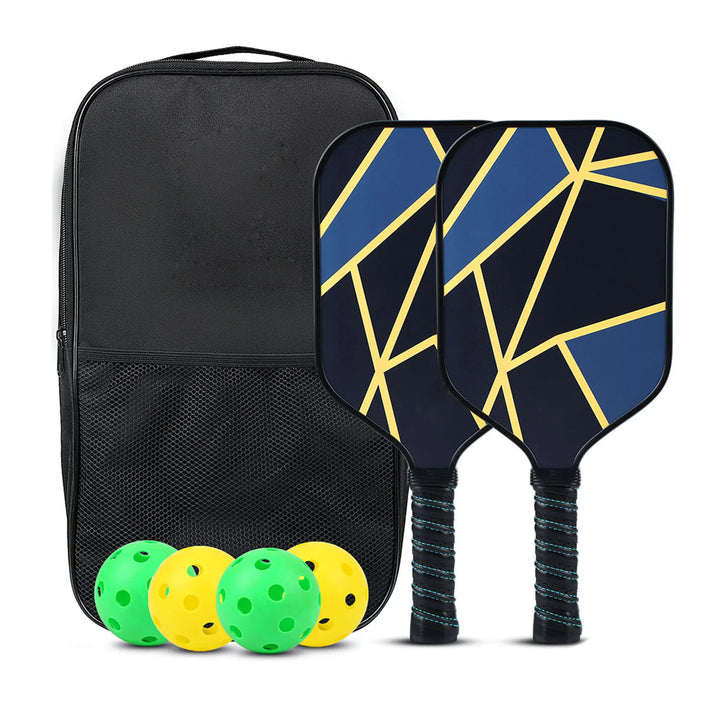 USAPA Approved Pickleball Paddles Rackets Sets w/Balls Honeycomb Core (Indoor-Outdoor)