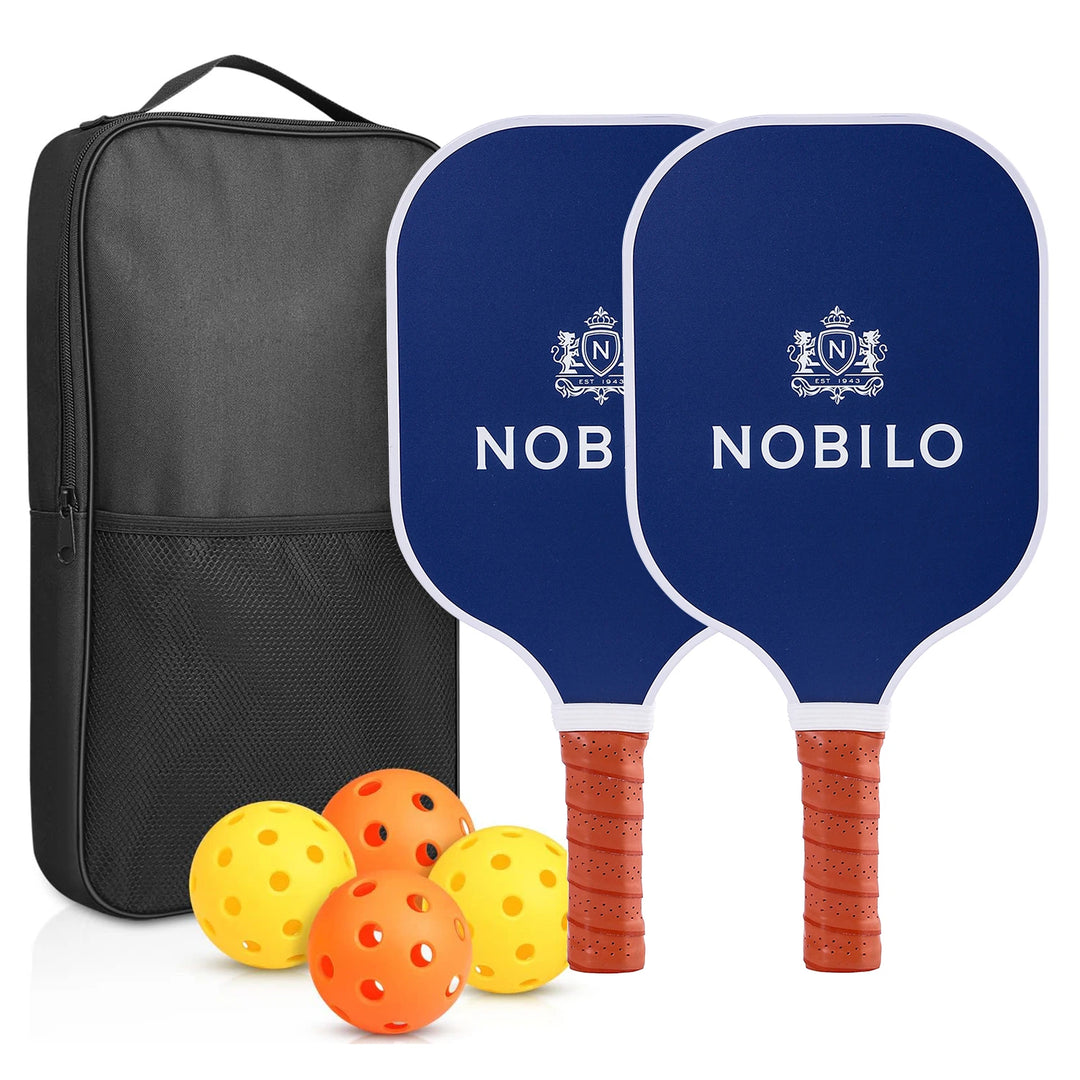 USAPA Approved Pickleball Paddles Rackets Sets w/Balls Honeycomb Core (Indoor-Outdoor)