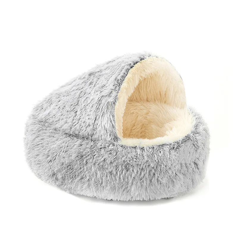 Plush Pet Nest Bed 3 Sizes and 4 Colors to Choose from