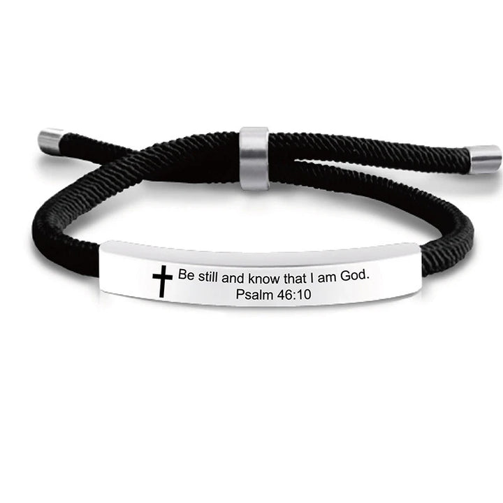 Keep the Faith Bible Scripture Bracelet for Men or Women