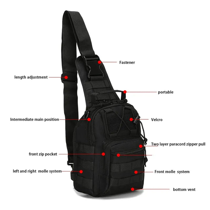 Men's Travel Chest Shoulder Bag (Unisex)