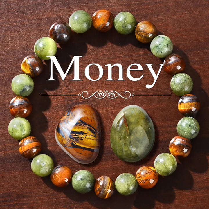 Prosperity and Abundance Healing Bracelet - Relaxation, success enhancement bracelet, personal strength and health