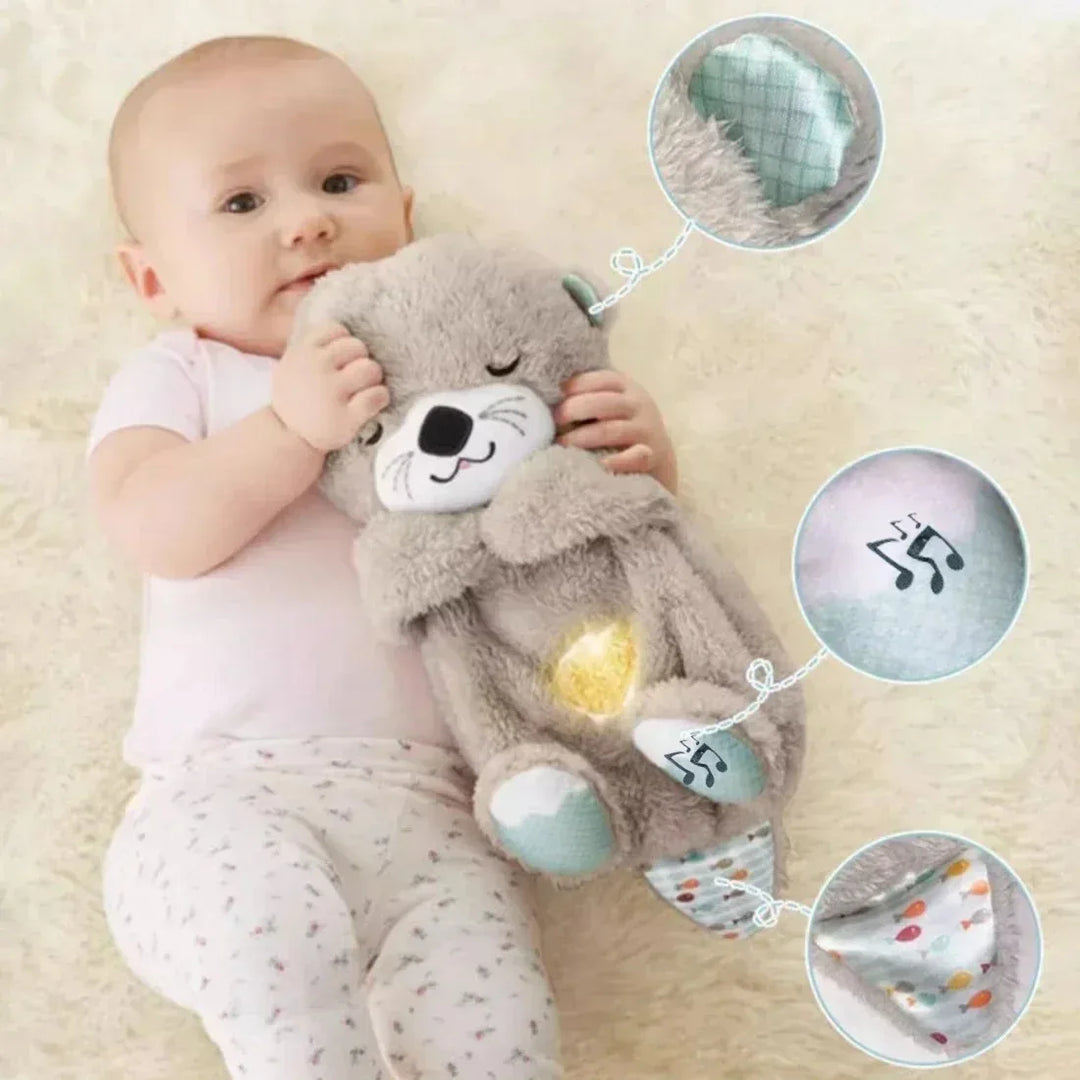 Otterly Soothing Breathing Plush Toy That Comforts and Calms Your Baby