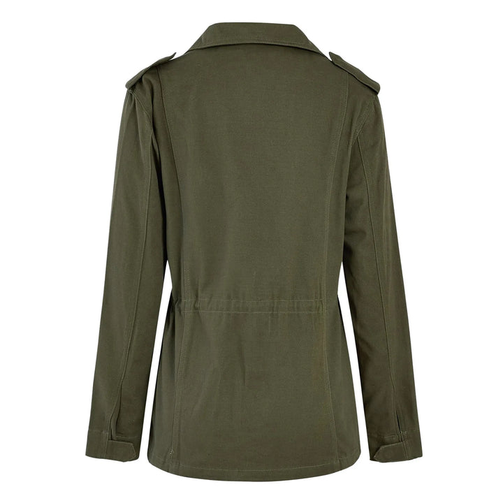 Women's Retro Multi-Pocket Cargo Jacket – The Perfect Blend of Style & Function!