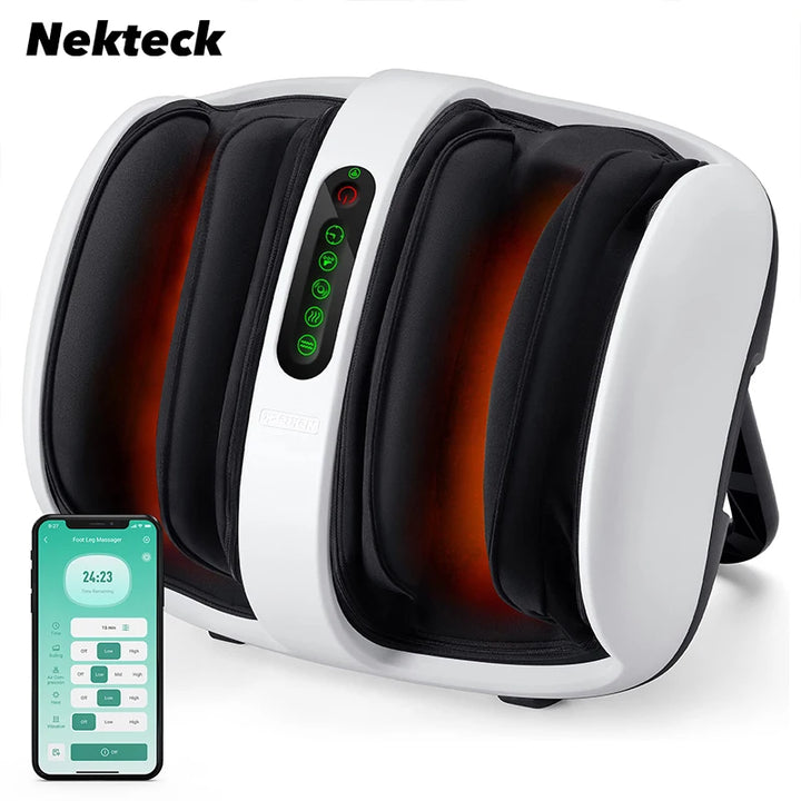 "Revitalize Your Feet with the Nekteck Smart Shiatsu Foot & Calf Massager – Relaxation Made Simple!"